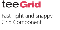 teegrid grid component